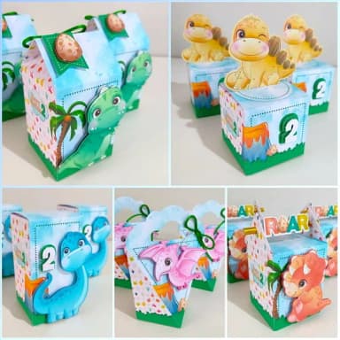 Kit 30 Lembrancinhas Dinossauro Menino