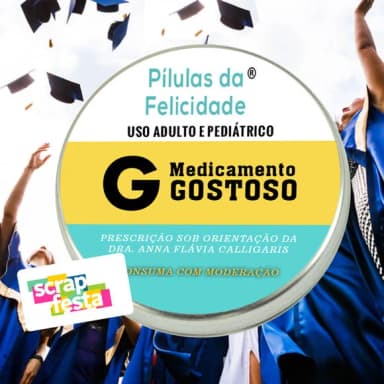 Latinha Personalizada Festa Formatura Medicamento Medicina
