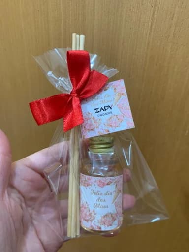 Brinde Dia das Mães Mini Aromatizador com Logo