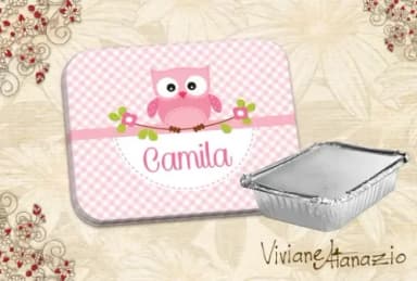 Adesivo Marmitinha Corujinha - 00066