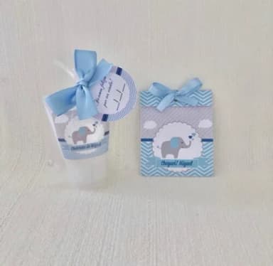 Kit Lembrancinha Maternidade Chevron elefante