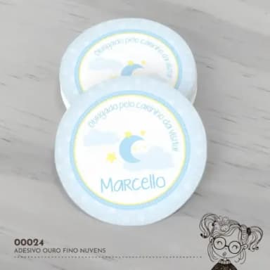 Adesivo Água Ouro Fino Nuvens - 00024