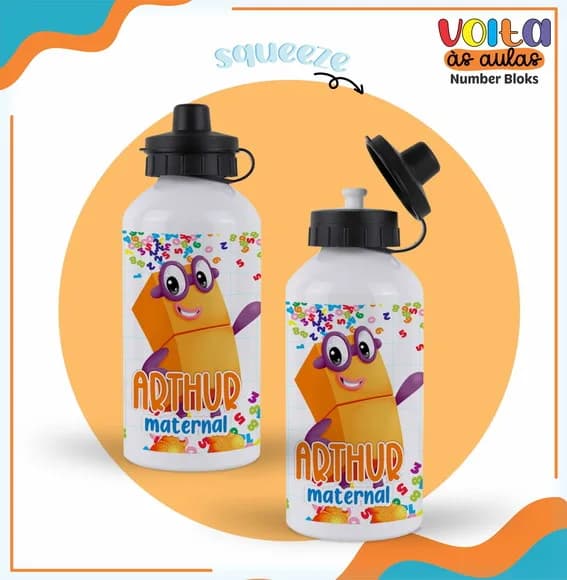 Garrafa Squeeze Personalizada