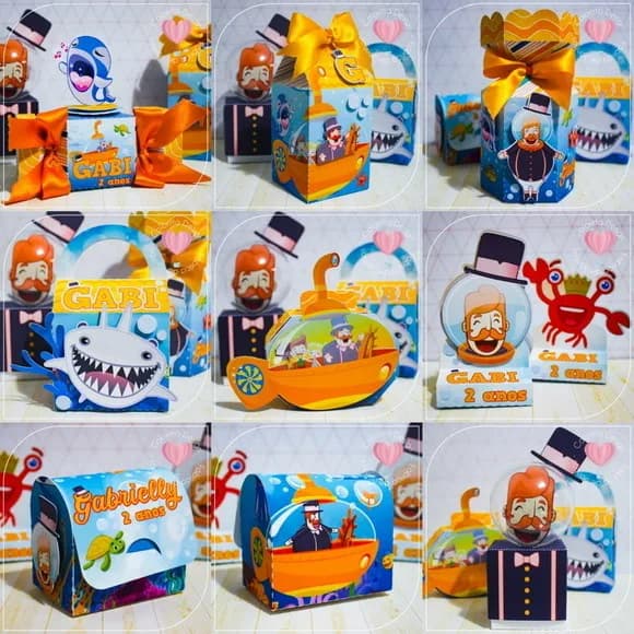 Kit 60 Lembrancinhas Mundo de Bita