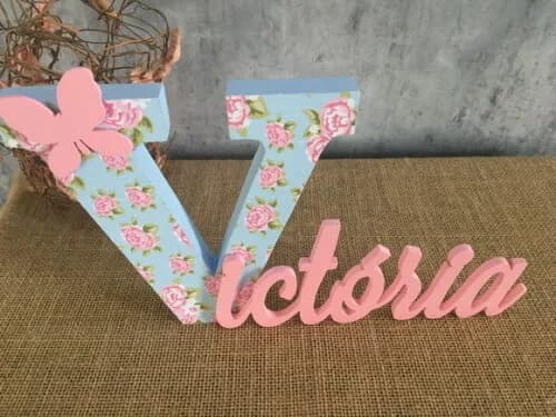 Jardim Encantado - Nomes Personalizados - Tecido