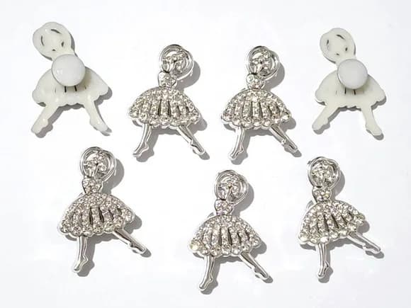 Bailarina com Suporte para Crocs Abs Pacote com 6 Unidad