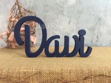 Nomes de Mesa Em MDF -