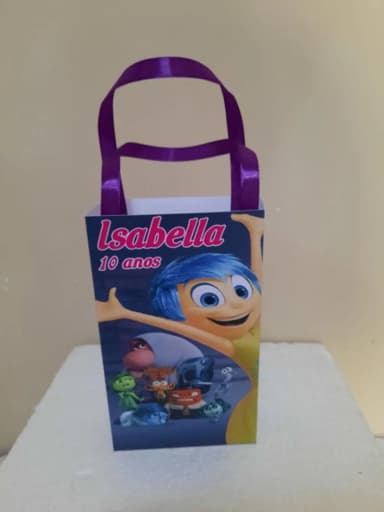 Sacolinhas Personalizadas Divertidamente para Lembrancinhas