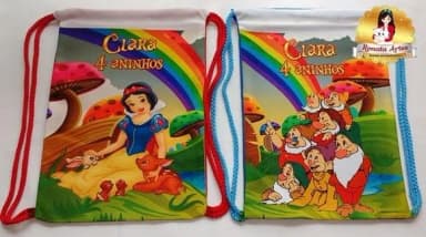 Mochila Branca de Neve e os 7 Anões