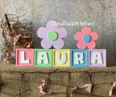 Candy Colors - Cubos 6x6cm Ts +flores