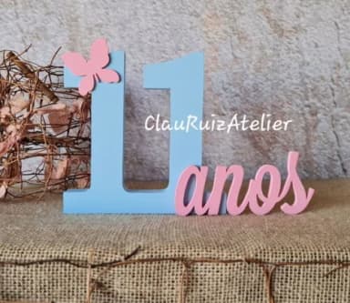 Jardim Encantado - Números Personalizados