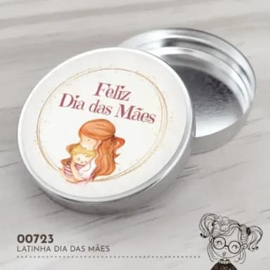 Latinha Adesivada Dia das Mães - 00723