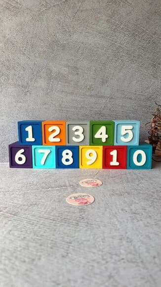 Cubos Pocoyo 6x6cm Mesversário