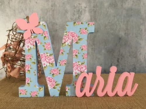 Jardim Encantado - Nomes Personalizados - Tecido