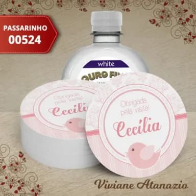 Adesivo Água Ouro Fino Passarinho - 00524