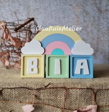 CANDY COLORS - Cubos 6x6cm TS + ARCO ÍRIS.