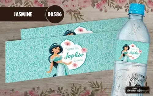 Rótulo Água Mineral Jasmine - 00586