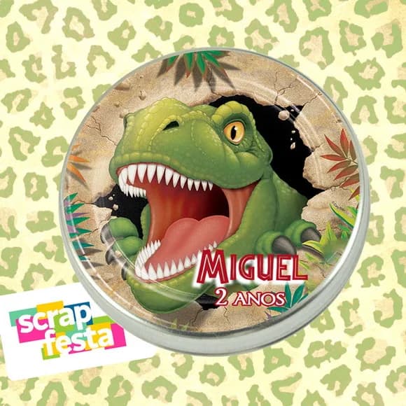 Latinhas Personalizada Festa Dinossauro