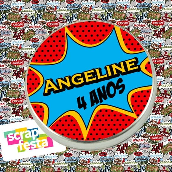 Latinhas Personalizadas 5x1 Festa Super Heróis Heroínas