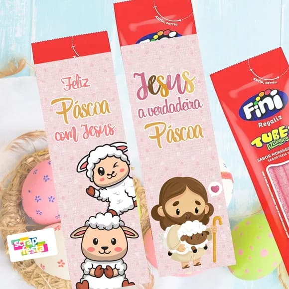 Embalagem Personalizada Fini Lembrancinha Festa Páscoa