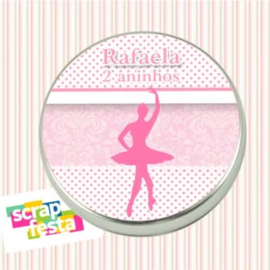 Latinhas Personalizadas Festa Bailarina