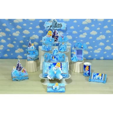 Kit 60 Lembrancinhas Cinderela