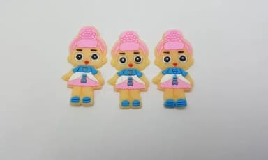 Aplique LOL Fancy Emborrachado de 5,2cm