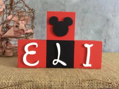 Cubos Decorativos DISNEY 6x6cm