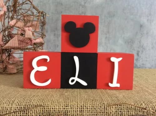 Cubos Decorativos DISNEY 6x6cm