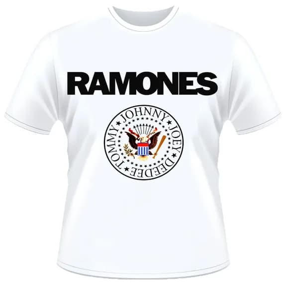Camiseta Rock - R-a-m-o-n-e-s