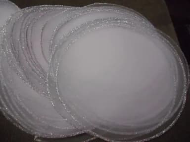 Círculo de Organza 35cm de Diametro - 01 Peça