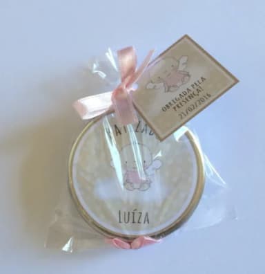 Lembrancinha p/ Batizado Anjinha - Vela