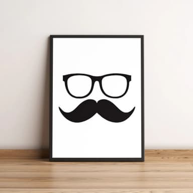 Quadro Óculos e Bigode 182