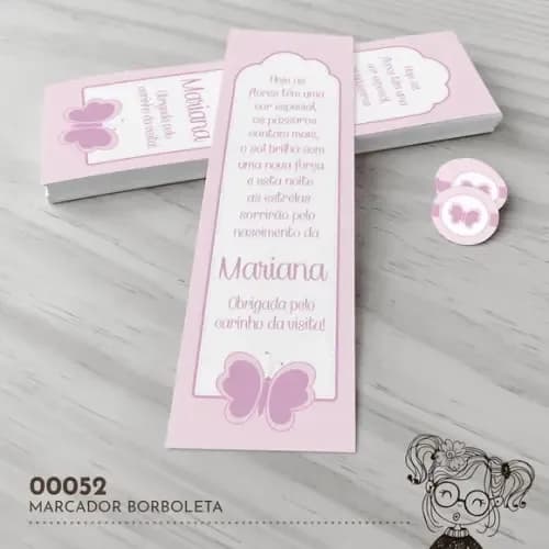 Marcador de Livro Borboleta - 00052