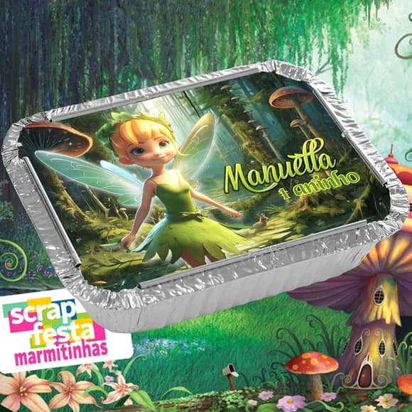 Marmitinha Festa Jardim Encantado Sininho Fadinha