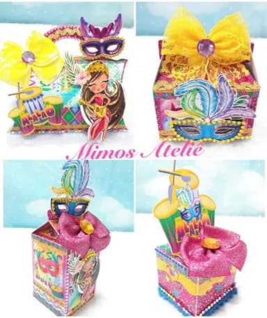 Kit 60 Lembrancinhas Carnaval