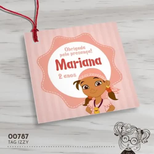 Tag Quadrada Izzy - 00787
