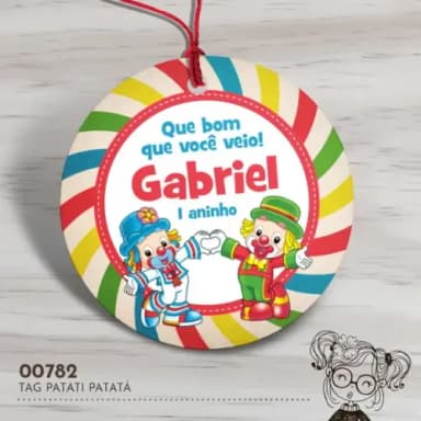 Tag Redonda Patati Patatá - 00782