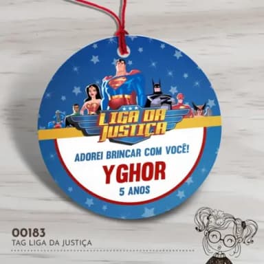 Tag Redonda Liga da Justiça - 00183