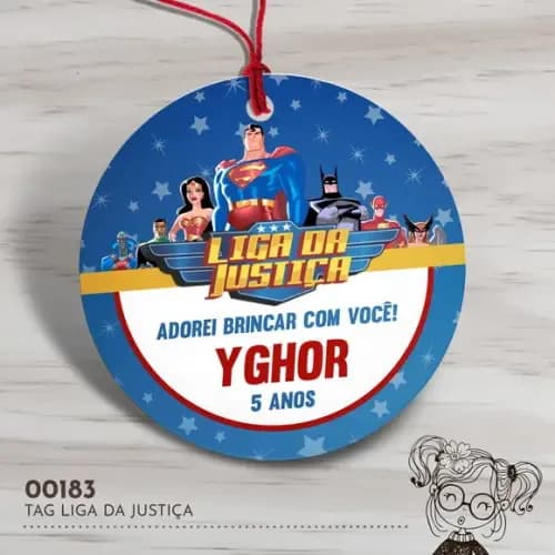 Tag Redonda Liga da Justiça - 00183
