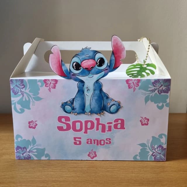 Maleta Personalizada Lembrancinha Stitch