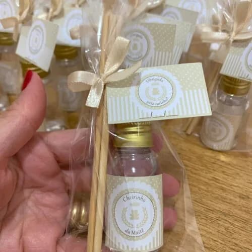 Lembrancinha Maternidade Aromatizador Ursinha Bege