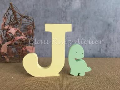 Iniciais com Dinossauro
