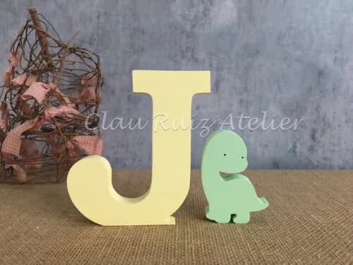 Iniciais com Dinossauro