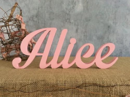 Letras de MDF -Nomes