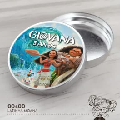 Latinha Adesivada Moana - 00400
