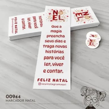 Marcador de Livro Natal - 00944
