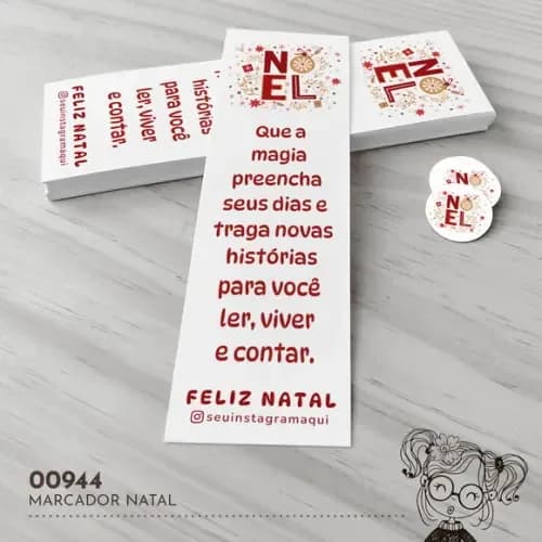 Marcador de Livro Natal - 00944