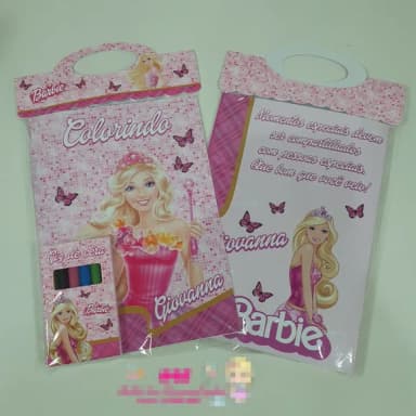 Kit Pintura Barbie 14x20