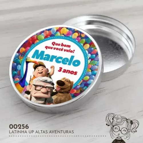 Latinha Adesivada Up Altas Aventuras - 00256